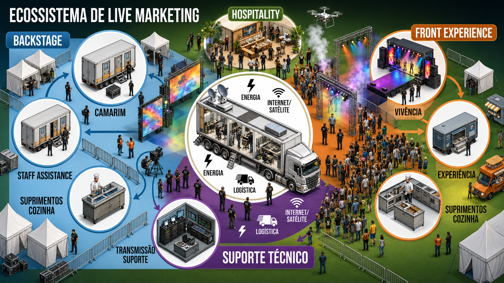 Fluxo do back ao front da experiência Labor Experience