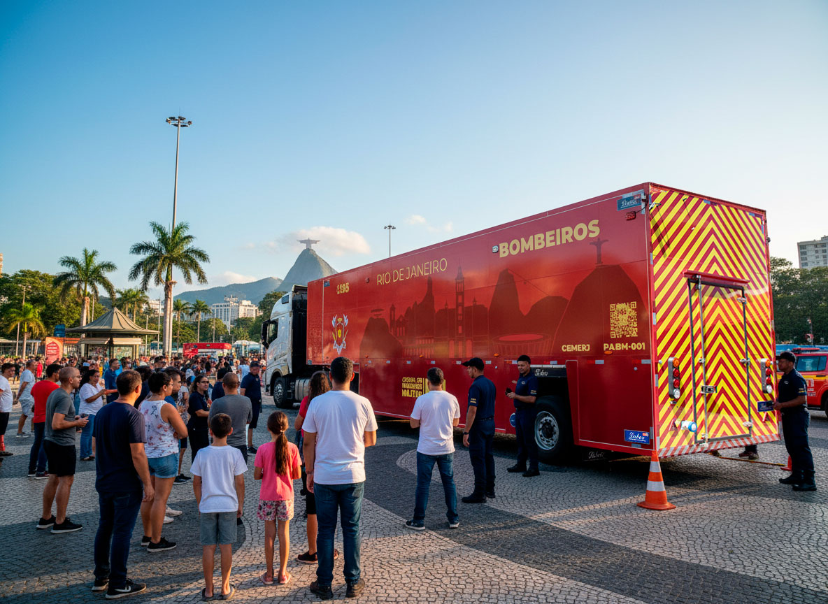 Unidade móvel Labor Solum Bombeiros