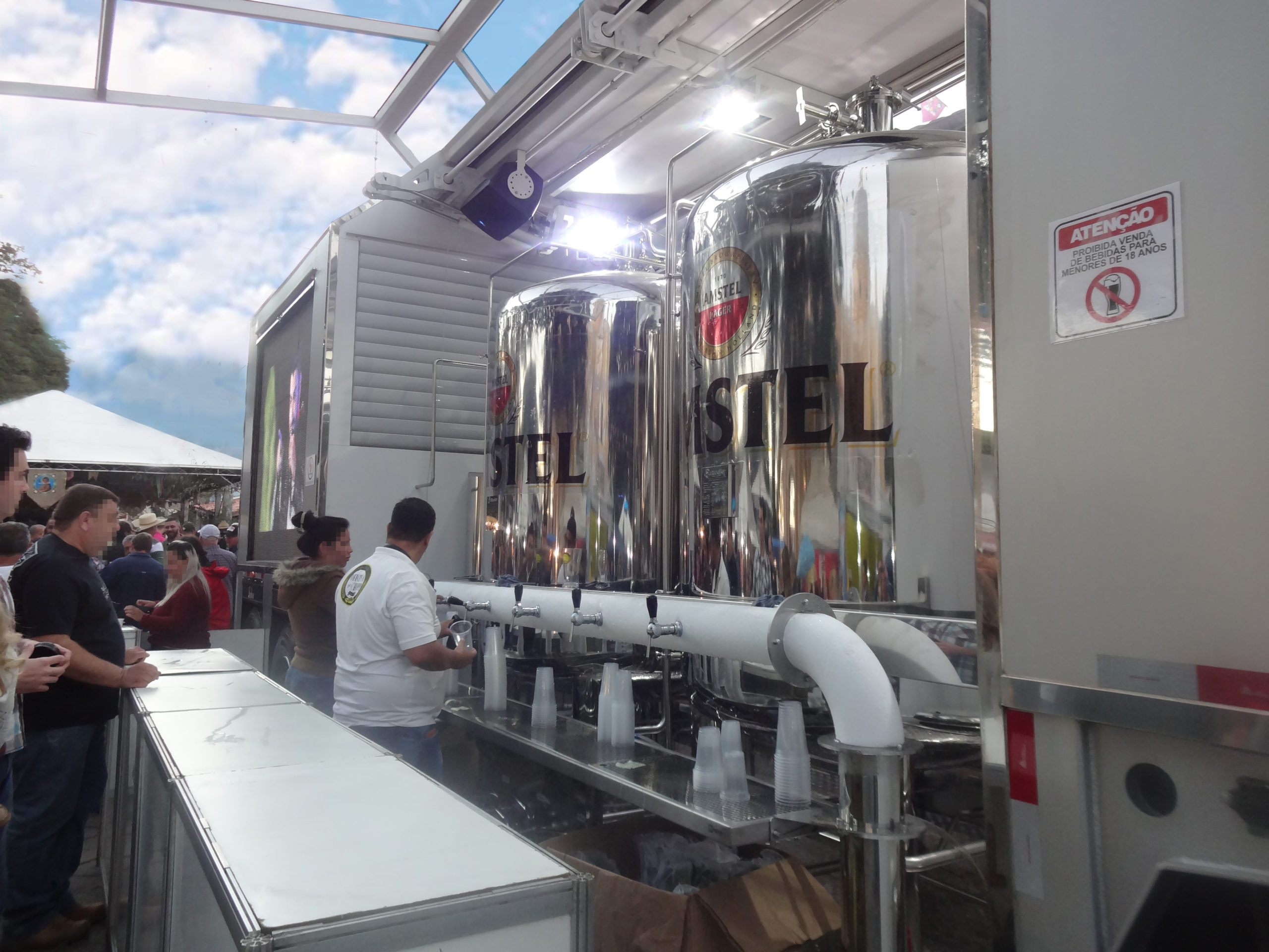 Carreta cervejeira Labor