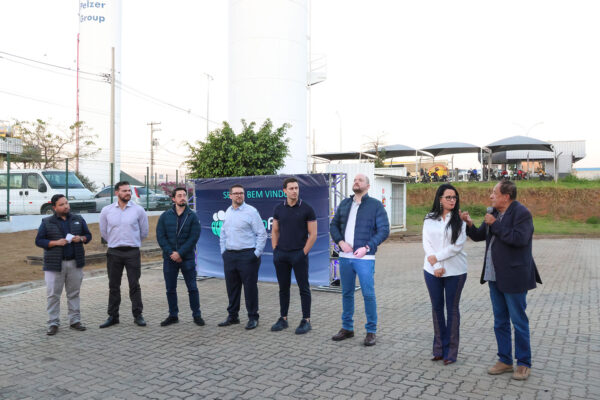 Detalhe da carreta de saúde Grupo Futuro