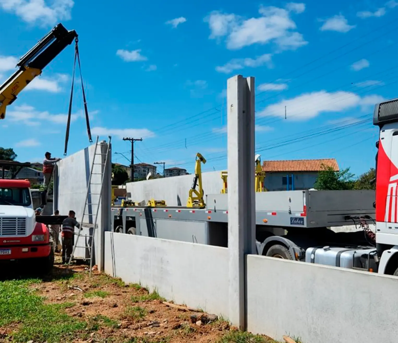 Concrete Loader Labor para transporte de painéis de concreto pré-fabricados
