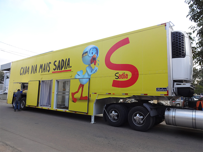 Double Deck Frigorífico Labor desenvolvido para a Sadia