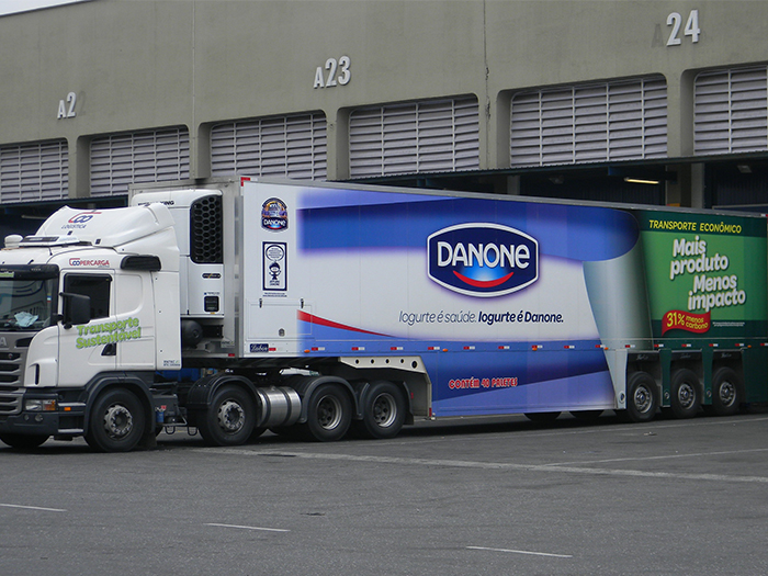 Case Danone com Double Deck Frigorífica Labor