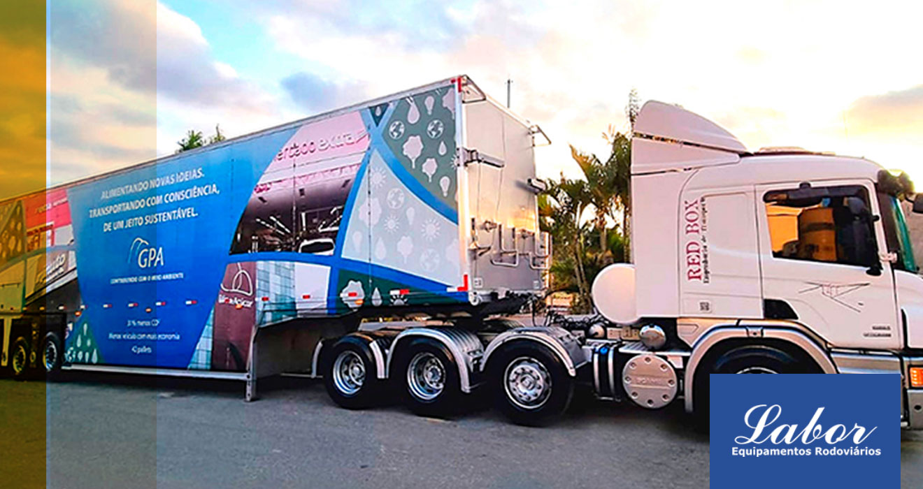 Semirreboque Double Deck Baú Labor para Grupo GPA