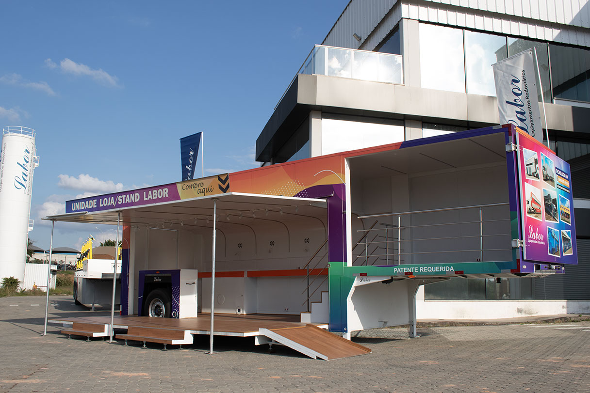 Stand móvel e unidade de eventos Labor